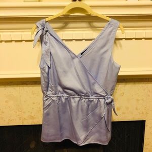 Banana republic sleeveless satin top